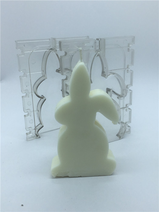 Candle Making Temperature - DIY ウサギのデザインのキャンドル作りキャンドル型、DIY 用の高温耐性キャンドル型