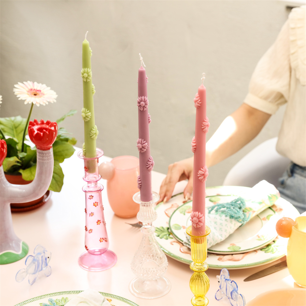 Candle X - キャンドル作り用のボウルシリコンモールド、キャンドル用のDIYフォーム、手作りの香り、花、ボワ、デイジー、テーパー、消耗品