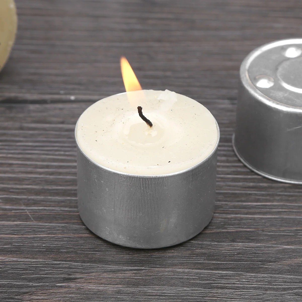 50-100 個ラウンドアルミティーライトホルダー軽量金属錫 - Candle Making Vessels のレビューと価格