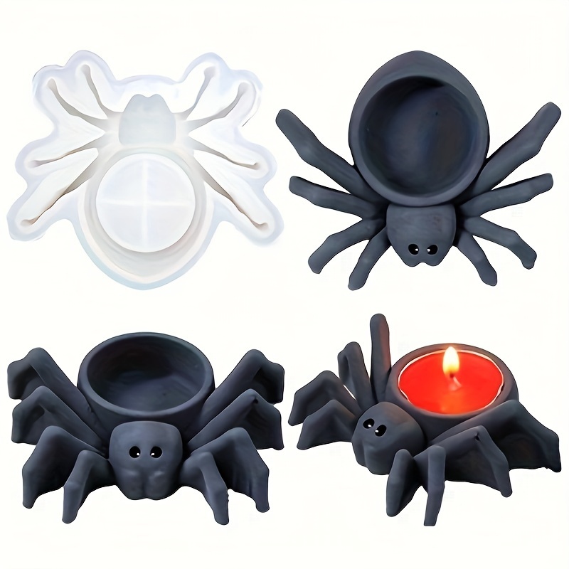 スパイダーキャンドル用シリコンモールド、石膏と接着剤を使って - Candle Making Moulds のレビューと価格