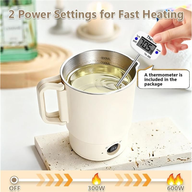 A47U 電気ワックス溶解ポットキット 温度計付き 800M - Candle Making Temperature のレビューと価格