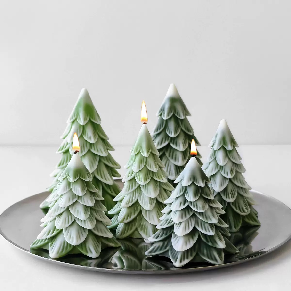 クリスマスツリーキャンドルシリコーン型 DIY アロマセラピ - Candle Making Books For Beginners のレビューと価格