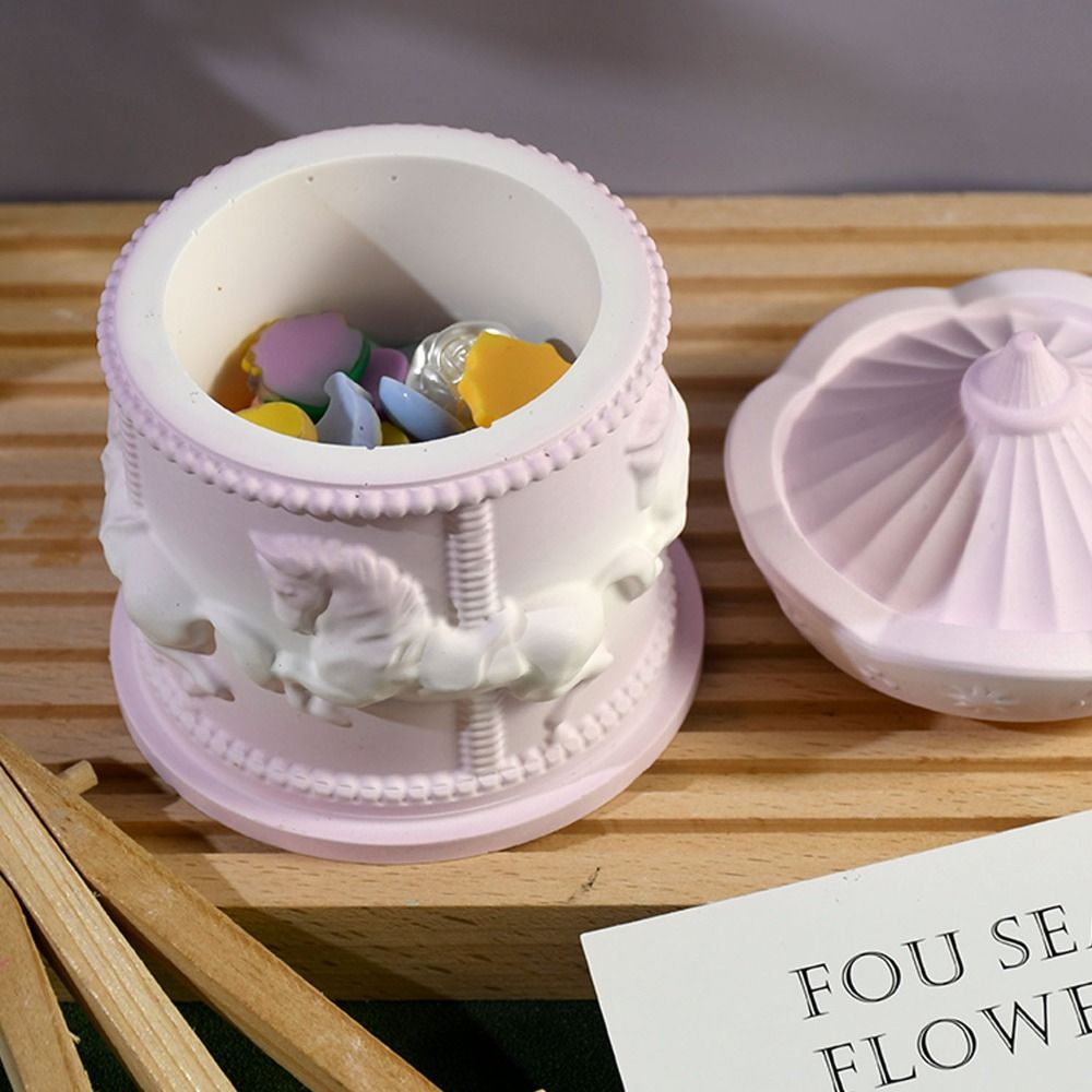 蓋付き回転式収納ボックス型DIYモールド、収納ボックス型円筒 - Candle Making Vessels のレビューと価格