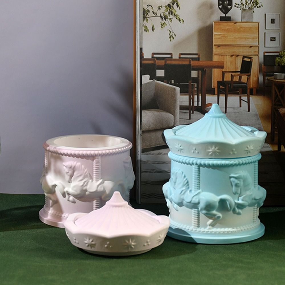 蓋付き回転式収納ボックス型DIYモールド、収納ボックス型円筒 - Candle Making Vessels のレビューと価格