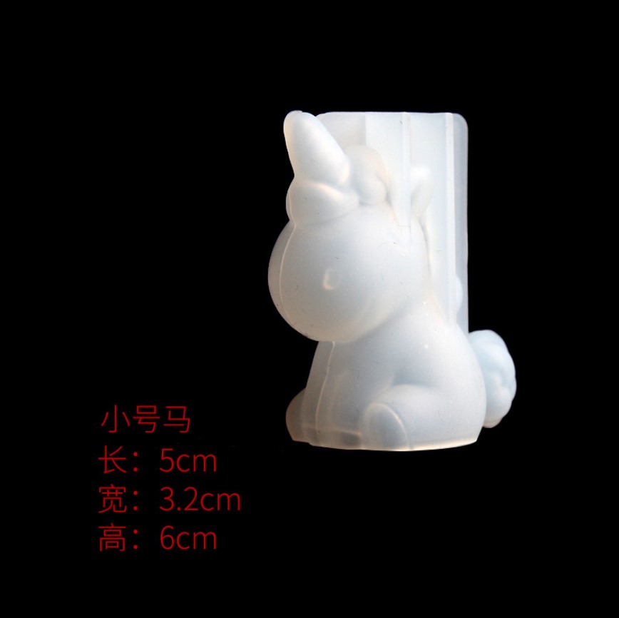 透明ユニコーンシリコーンエポキシ樹脂金型ジオメトリクマウサギ - Candle Making Moulds のレビューと価格