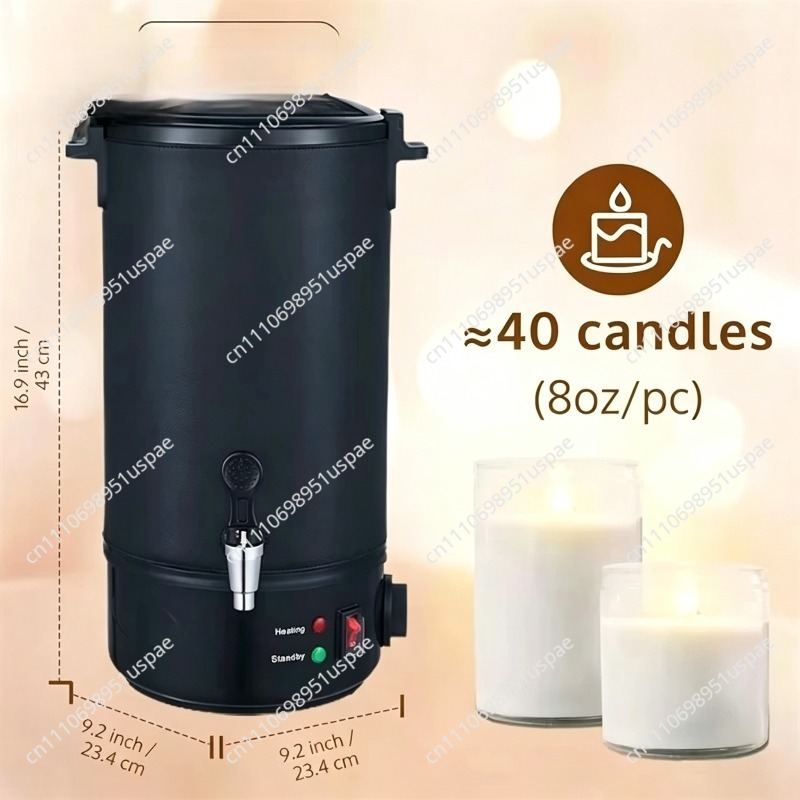 6L 8Lステンレス製ワックスメルター、電気ワックス溶解ポッ - Candle Making Temperature のレビューと価格