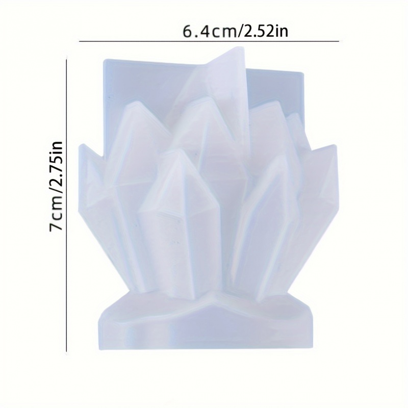 シリコンモールドキャンドル,クリスタルクラスター装飾,時計ジ - Candle Making Moulds のレビューと価格