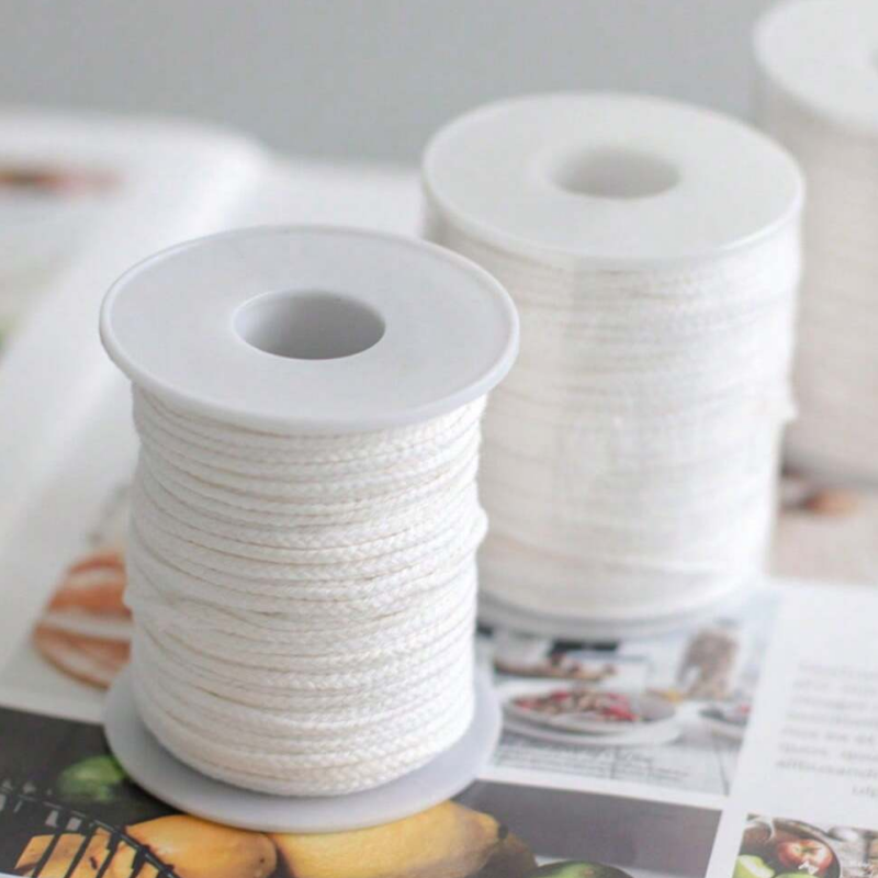 1 ロールキャンドル綿芯 + 100 個金属キャンドル芯サス - Candle Making Temperature のレビューと価格