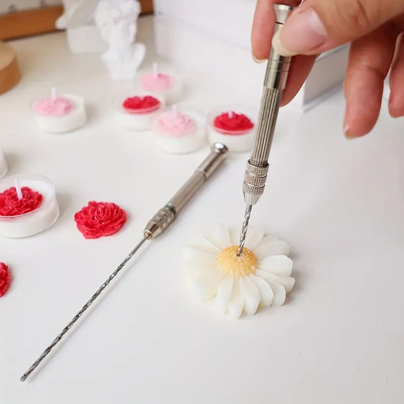 キャンドル作り用パンチツールセット、異なる長さのドリルビット - Candle Making Temperature のレビューと価格