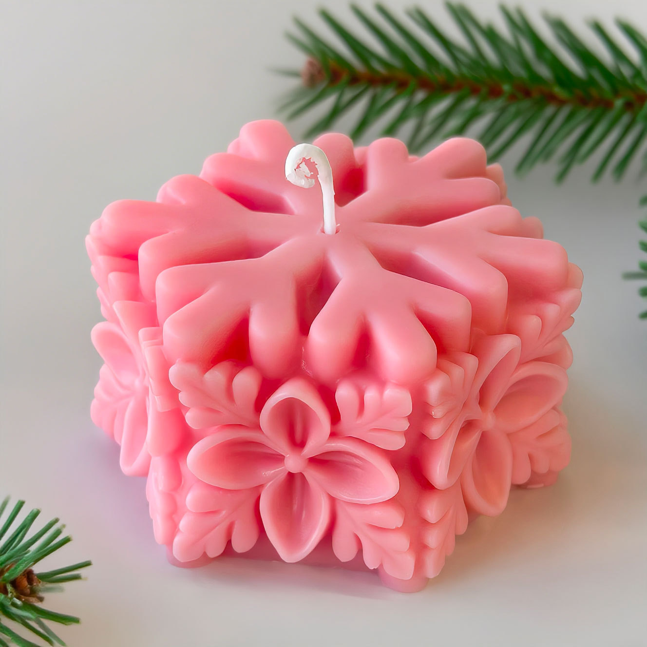 クリスマススノーフレークピラーキャンドルモールド DIY ア - Candle Making Books For Beginners のレビューと価格