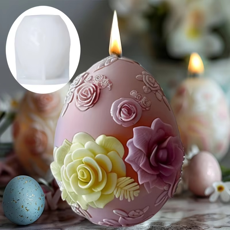 DIY クラフトモールド柔軟なイースターエッグキャンドルモー - Candle Making Bath のレビューと価格