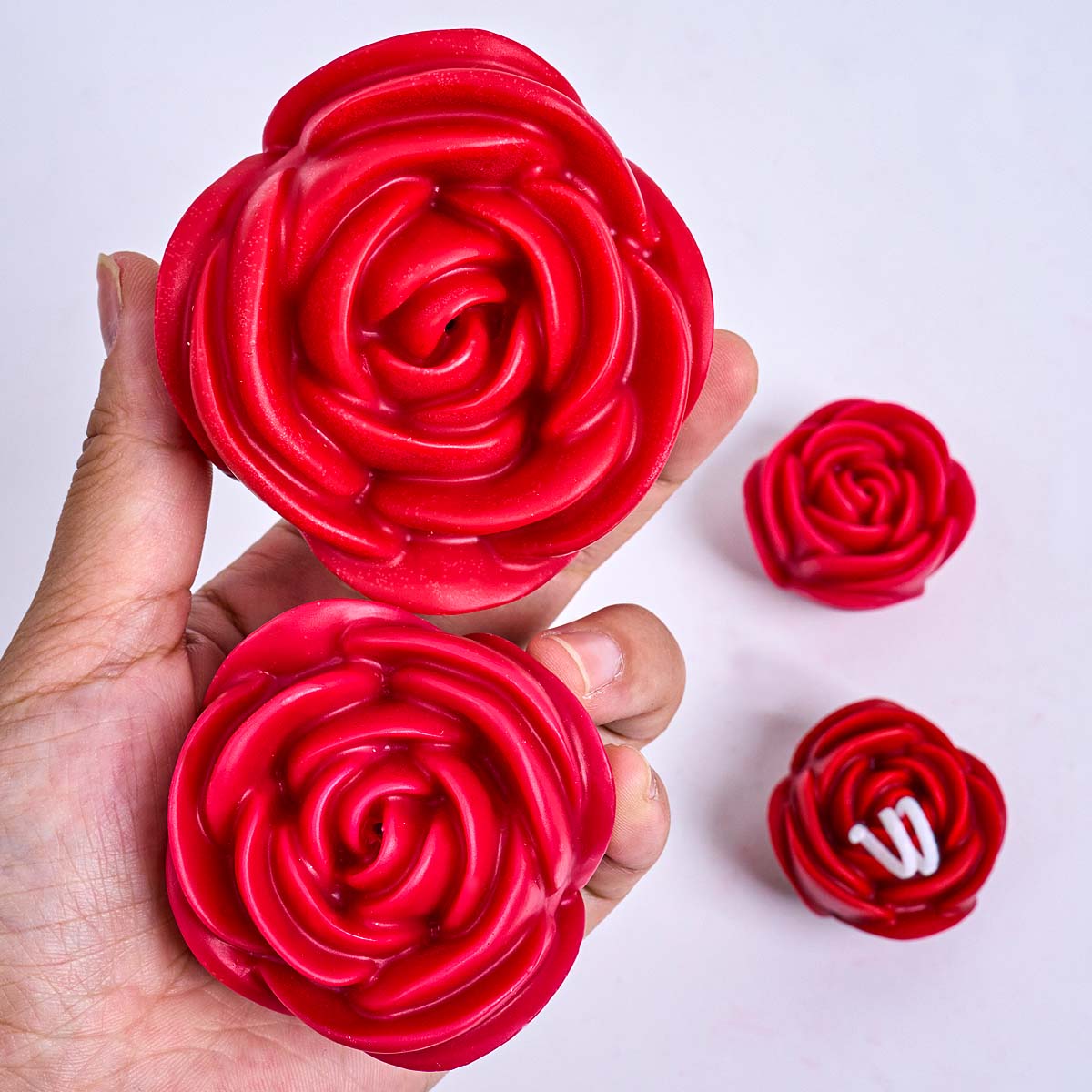 3D 花の形のシリコーンキャンドルモールド DIY ロマンチ - Candle Making Books For Beginners のレビューと価格