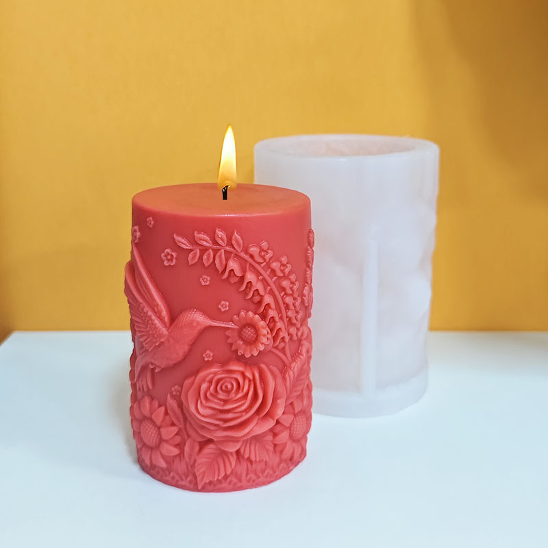 【ハミングバードガーデンエンボスキャンドルモールド】羽根や花 - Candle Making Temperature のレビューと価格