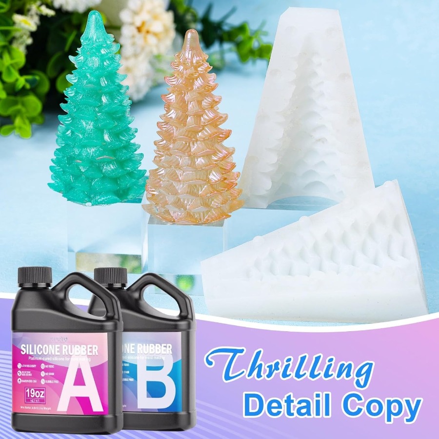 シリコンモールド作成キット、38.8オンス 15A弾性液体シ - Candle Making Workshop のレビューと価格
