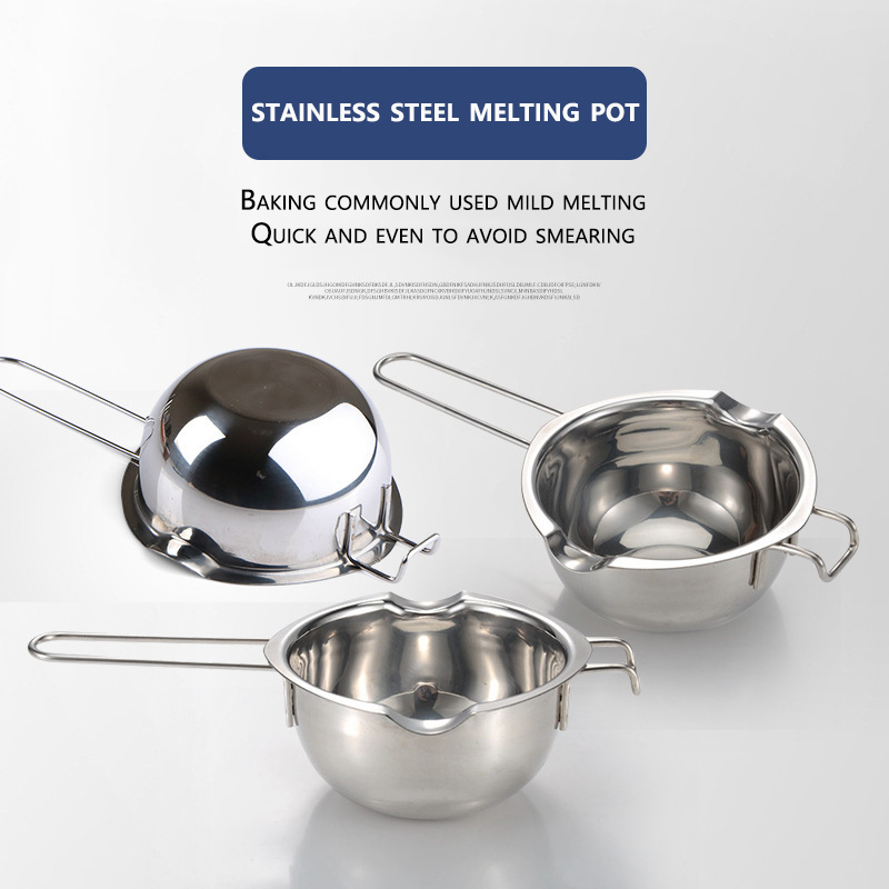 ステンレス鋼ワックスるつぼロングハンドル香りキャンドル石鹸チ - Candle Making Vessels のレビューと価格