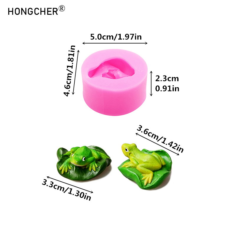 蓮の葉カエル樹脂マイクロ風景装飾ドリップモールド石膏アロマセ - Candle Making Moulds のレビューと価格